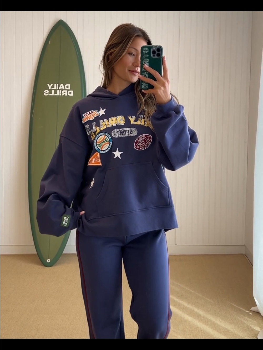 Daily Drills Navy All Stars Hoodie - Picture 4 of 7